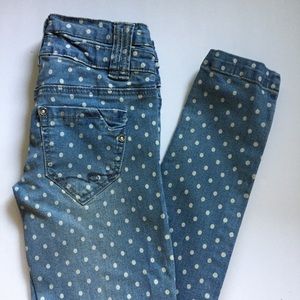 🌿Instant Vintage Polka Dot Jeans